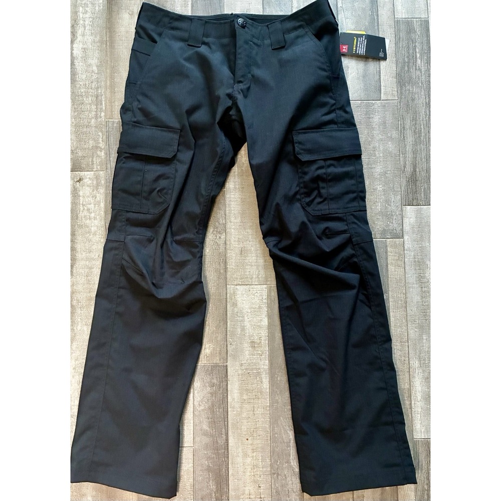 Under Armour Storm 1 Women's Black Tactical Pants Size 12 NWT